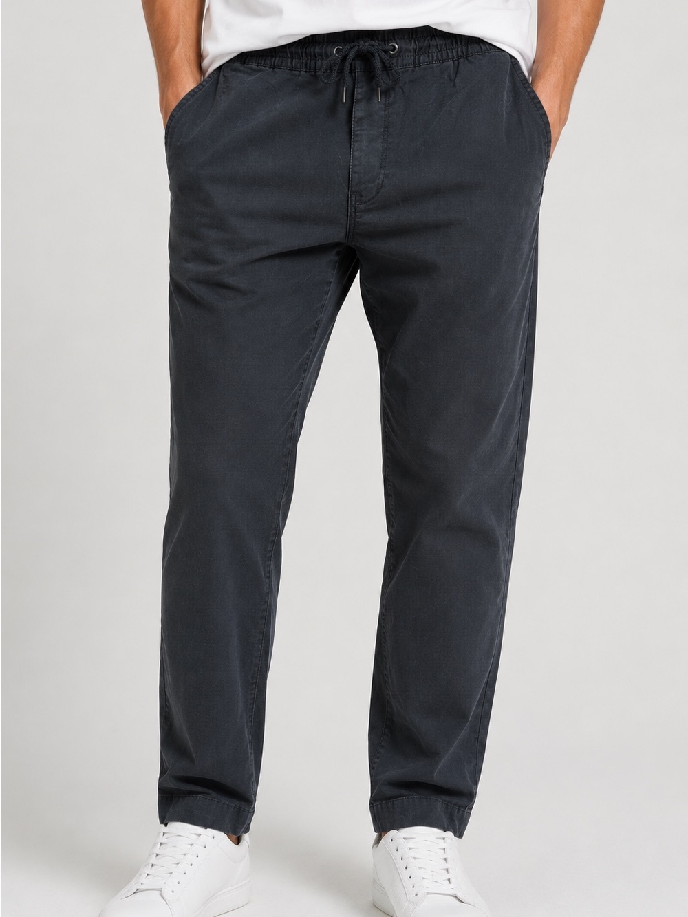 American Eagle Outfitters Men's Black Drawstring Cotton Joggers Size Medium